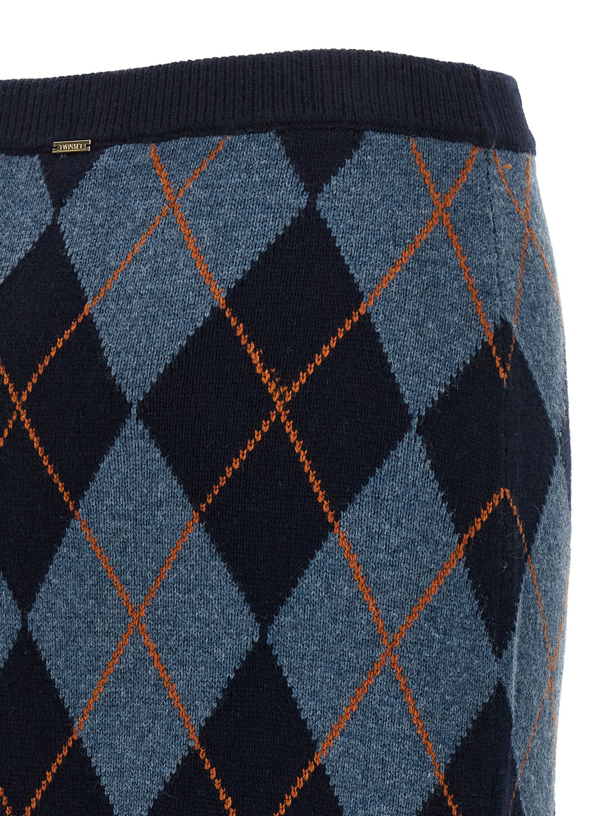 TWINSET Diamond Skirt Blue