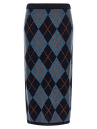 TWINSET Diamond Skirt Blue