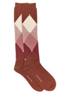 Ballantyne Diamond Socks Red