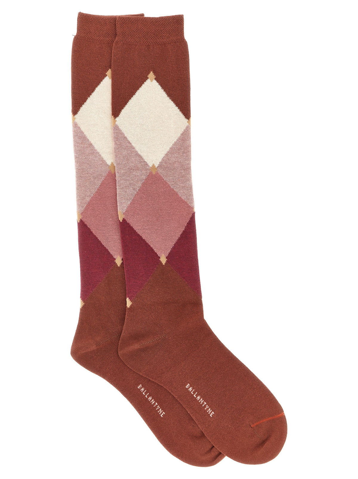 Ballantyne Diamond Socks Red