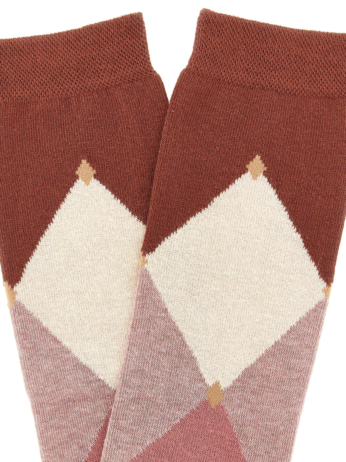 Ballantyne Diamond Socks Red, view 3