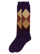 Ballantyne Diamond Socks Purple, view 2