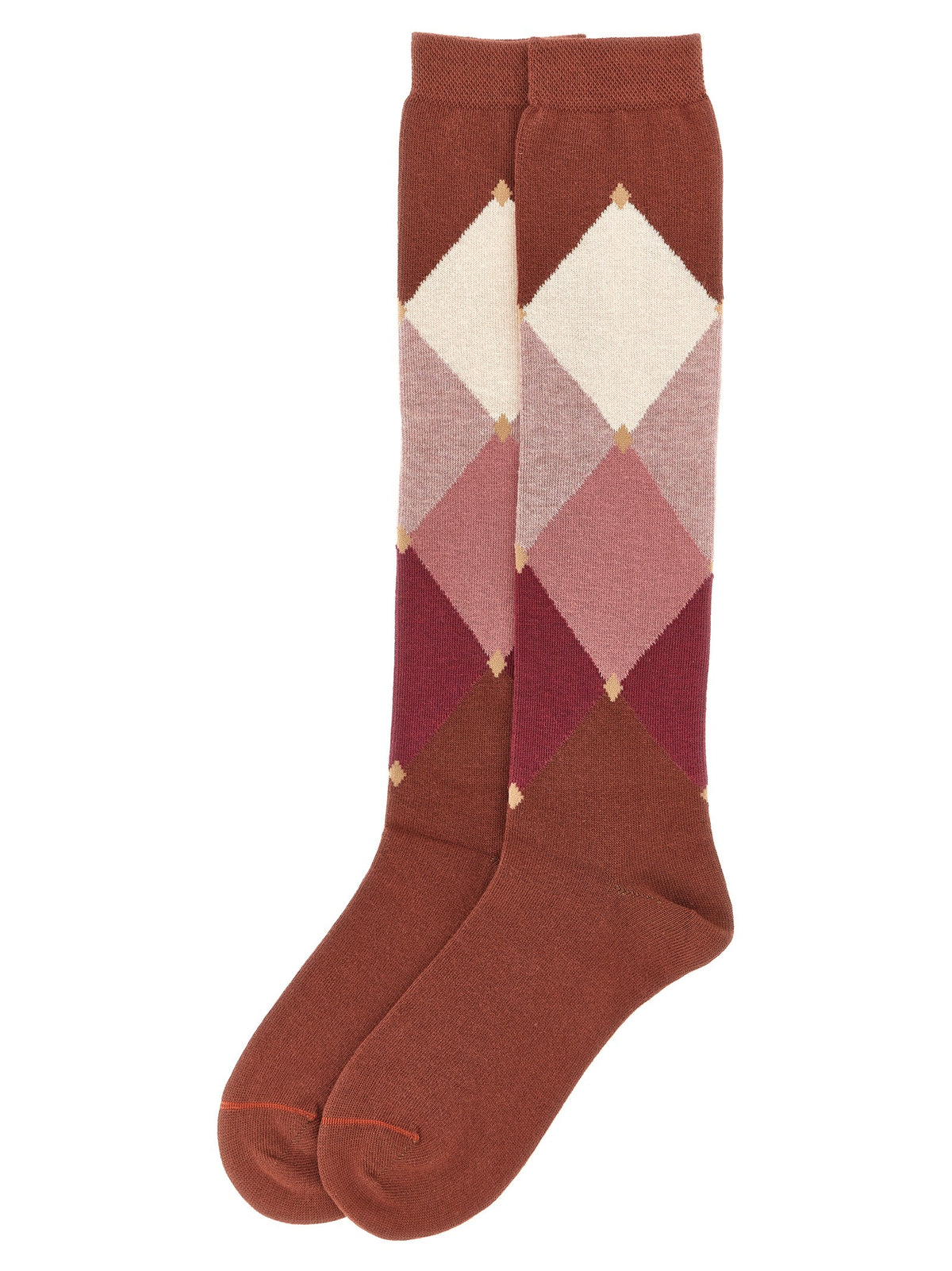 Ballantyne Diamond Socks Red