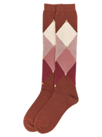 Ballantyne Diamond Socks Red