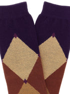 Ballantyne Diamond Socks Purple, view 3