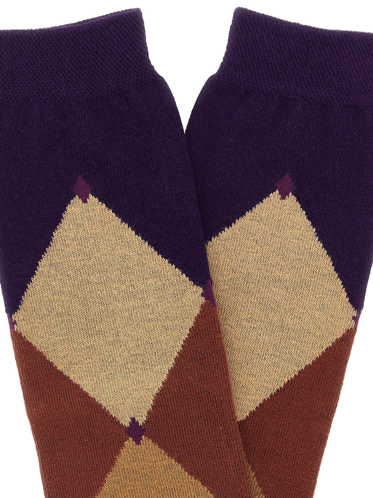 Ballantyne Diamond Socks Purple, view 3
