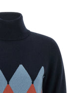 Ballantyne Diamond Sweater Brown