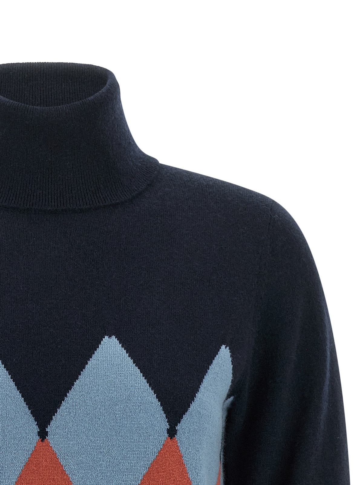 Ballantyne Diamond Sweater Brown