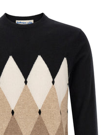 Ballantyne Diamond Sweater Black