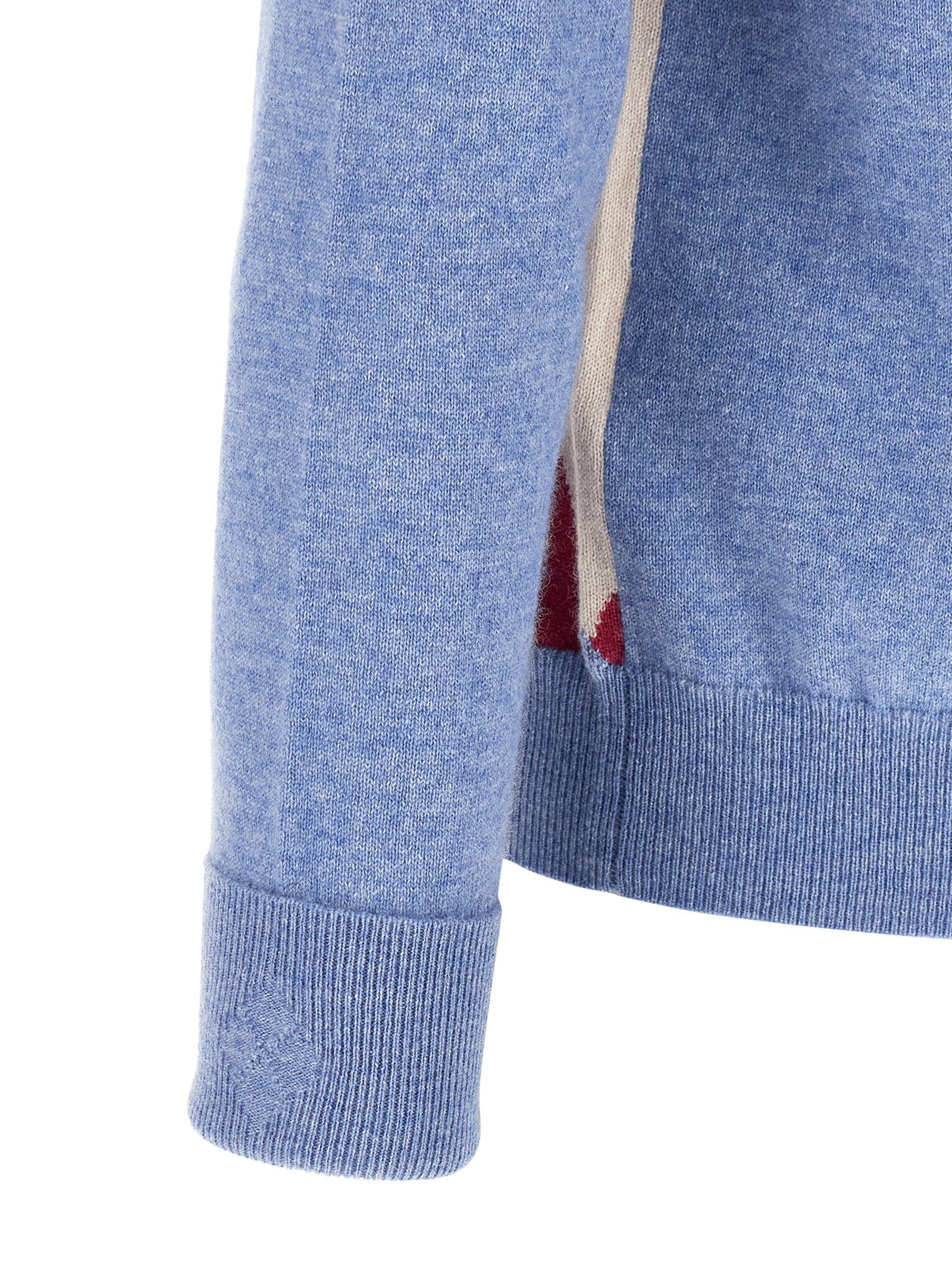 Ballantyne Diamond Sweater Blue