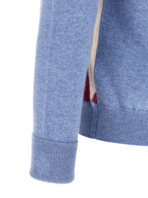 Ballantyne Diamond Sweater Blue