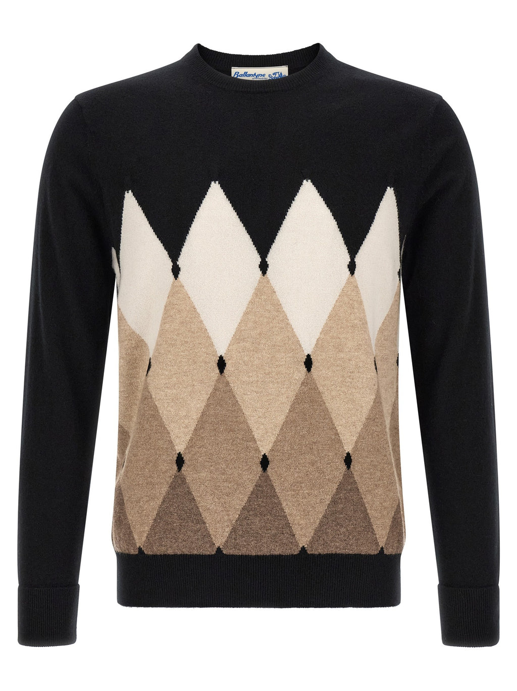 Ballantyne Diamond Sweater Black