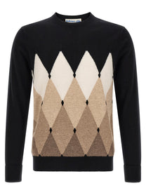 Ballantyne Diamond Sweater Black