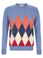 Ballantyne Diamond Sweater Blue