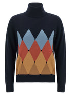 Ballantyne Diamond Sweater Brown
