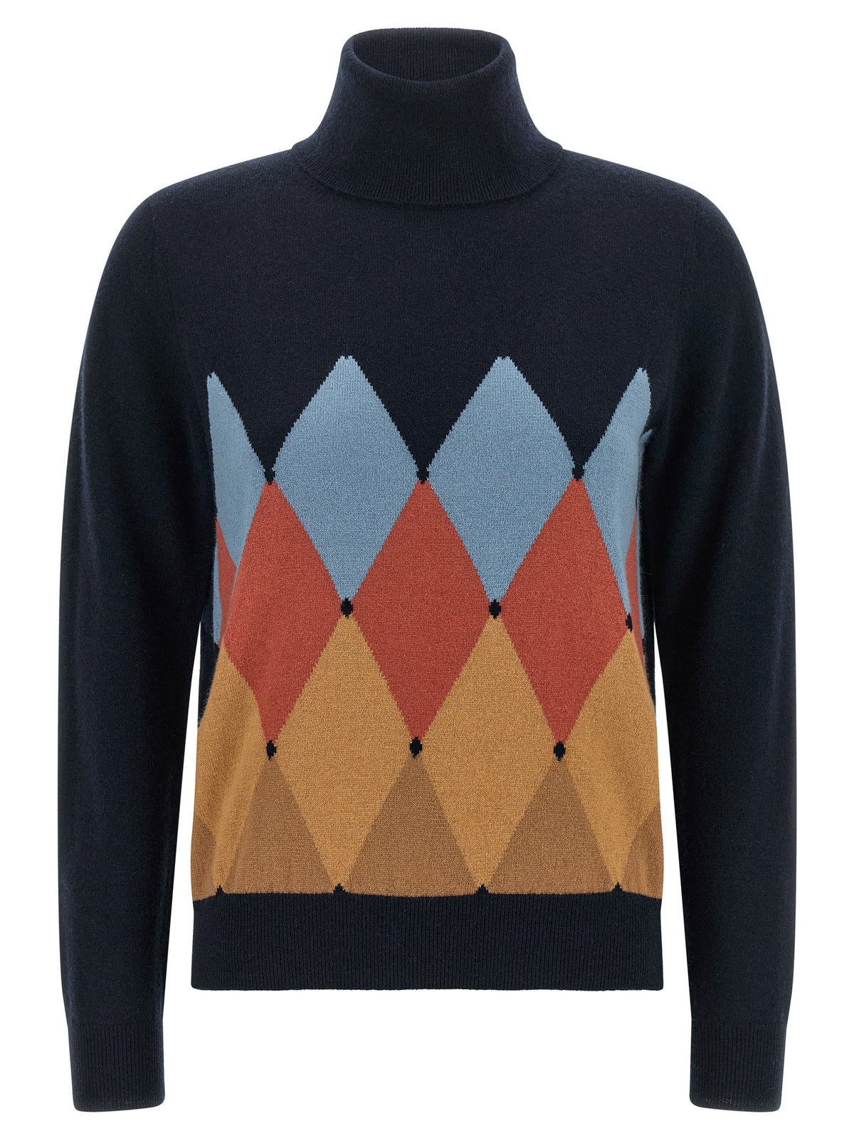 Ballantyne Diamond Sweater Brown