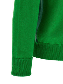 Ballantyne Diamond Sweater Green