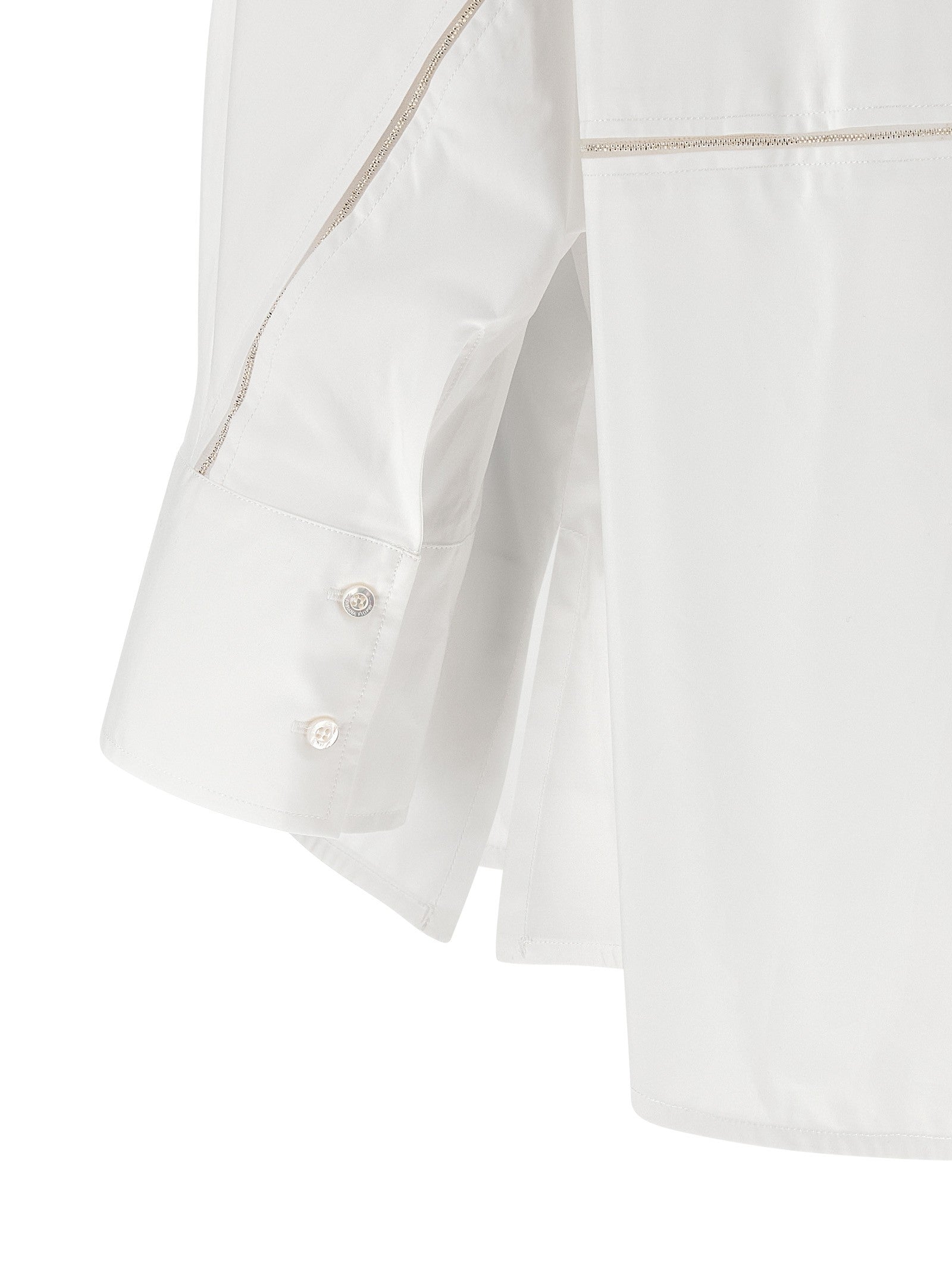 Fabiana Filippi Diamond Thread Shirt White