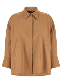 Fabiana Filippi Diamond Thread Shirt Brown