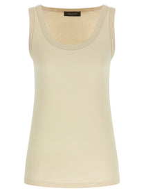 Fabiana Filippi Diamond Wire Top Beige