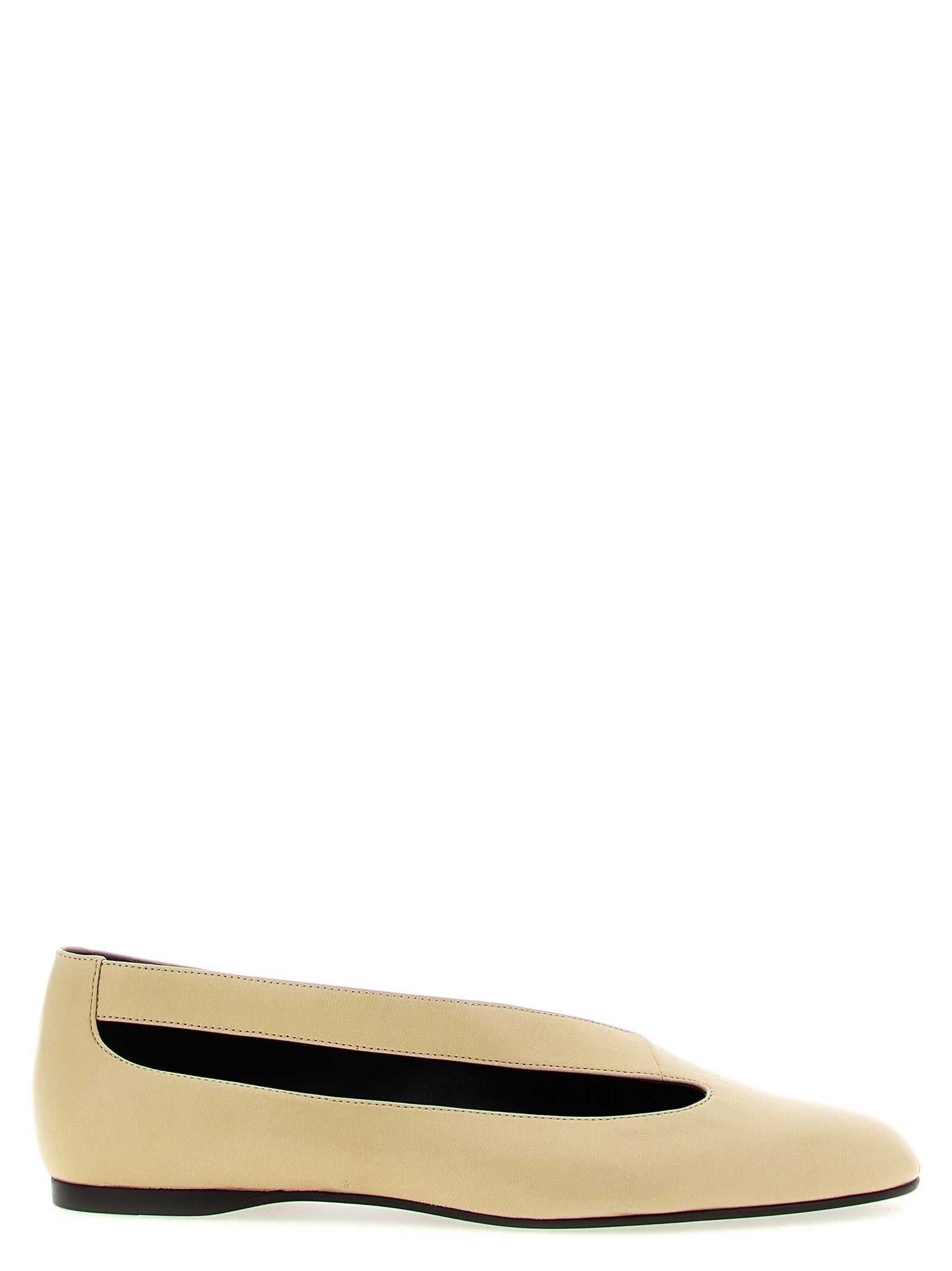 Khaite Diana Ballet Flats Beige