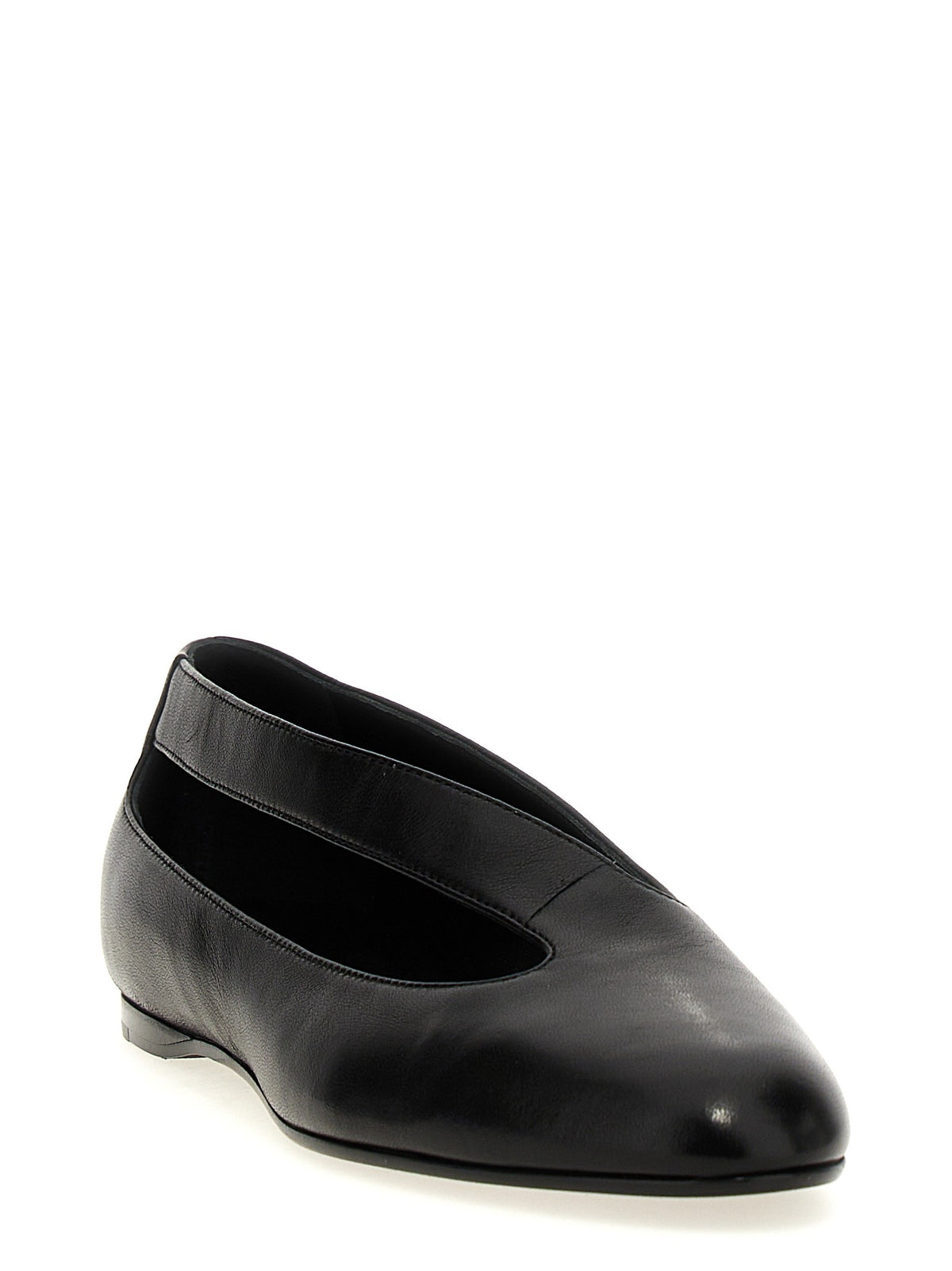 Khaite Diana Ballet Flats Black, view 2