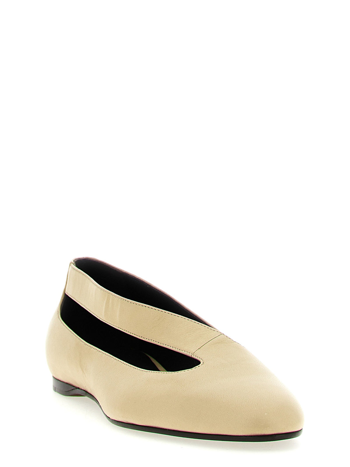 Khaite Diana Ballet Flats Beige