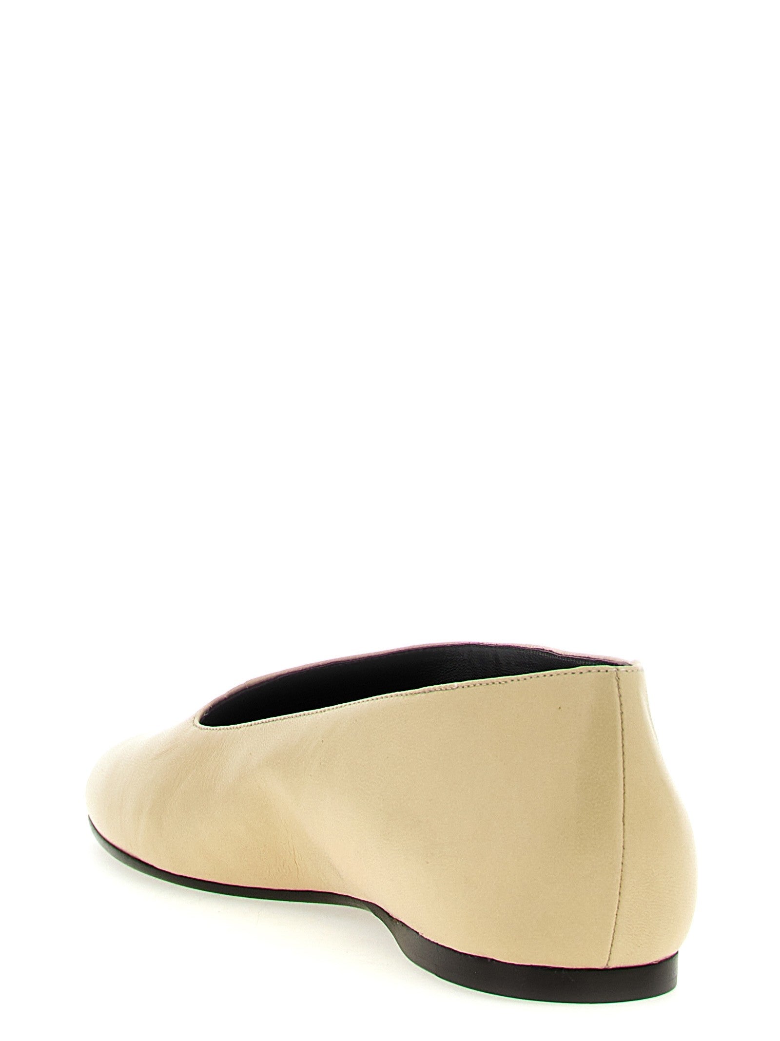 Khaite Diana Ballet Flats Beige