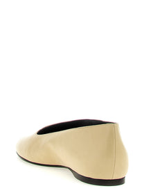 Khaite Diana Ballet Flats Beige