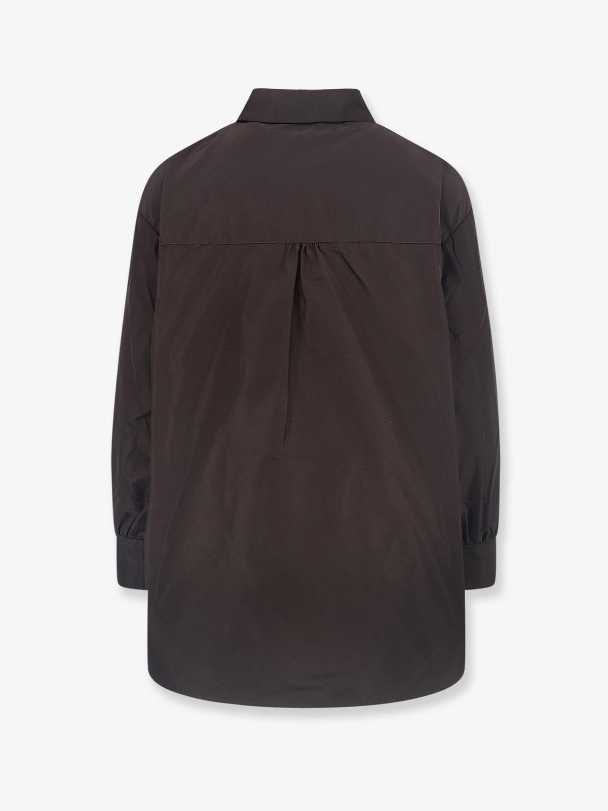 ASPESI Women's Diana Nylon Shirt Brown, view 2