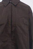 ASPESI Women's Diana Nylon Shirt Brown, view 3