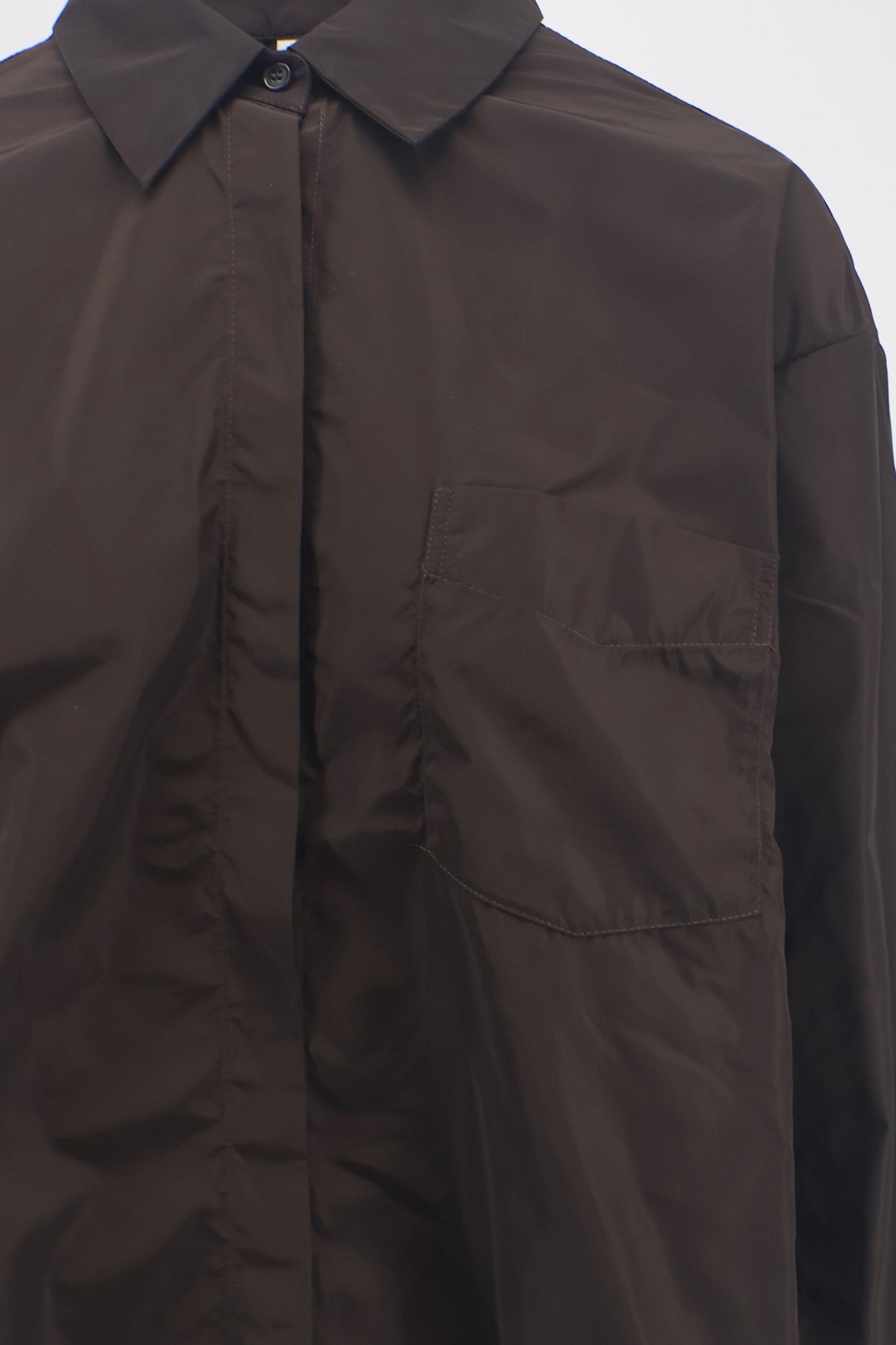 ASPESI Women's Diana Nylon Shirt Brown