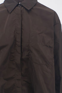 ASPESI Women's Diana Nylon Shirt Brown