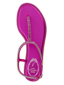 Rene Caovilla Diana Sandals Pink