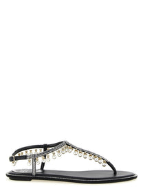 Rene Caovilla Diana Sandals White