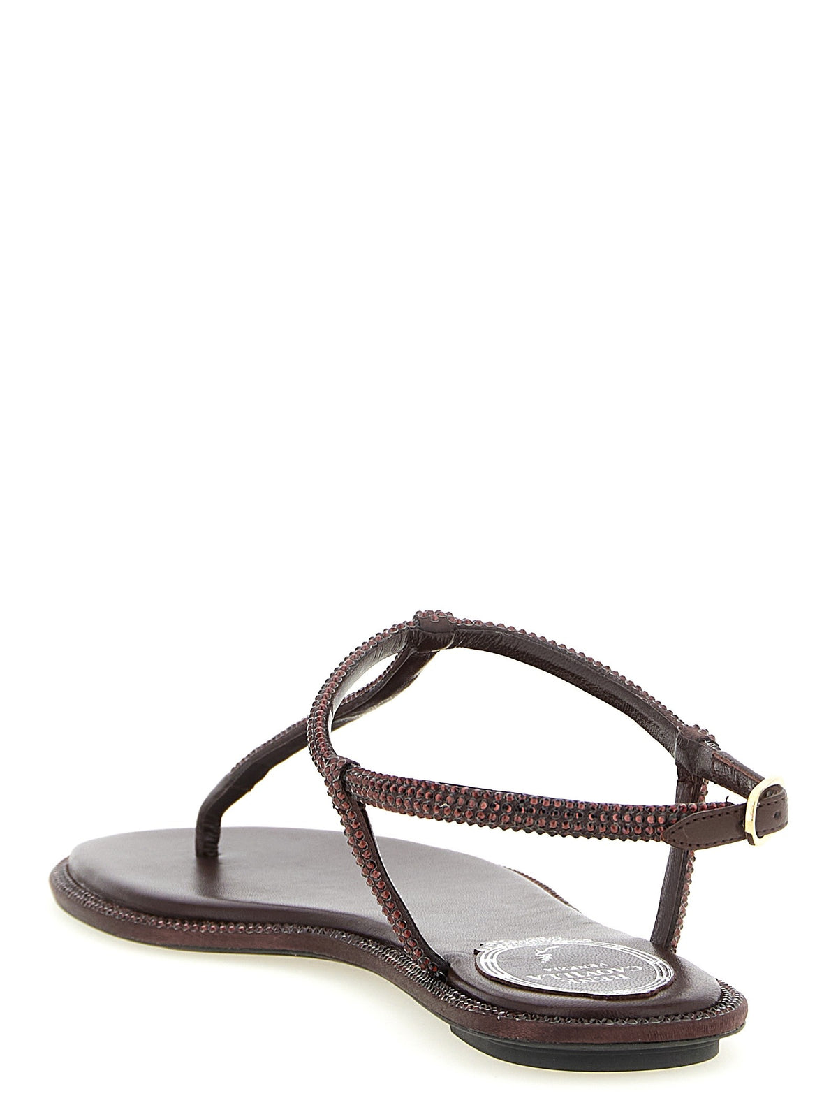 Rene Caovilla Diana Sandals Brown, view 3