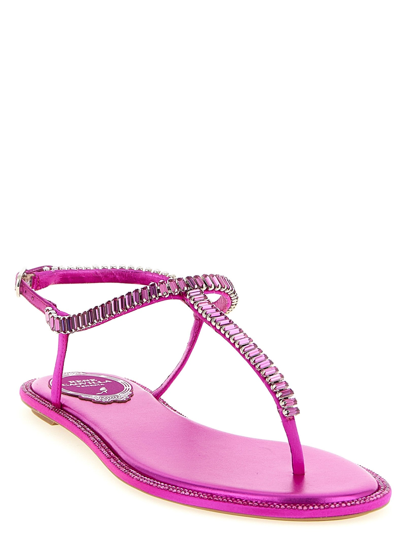 Rene Caovilla Diana Sandals Pink