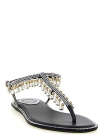 Rene Caovilla Diana Sandals White