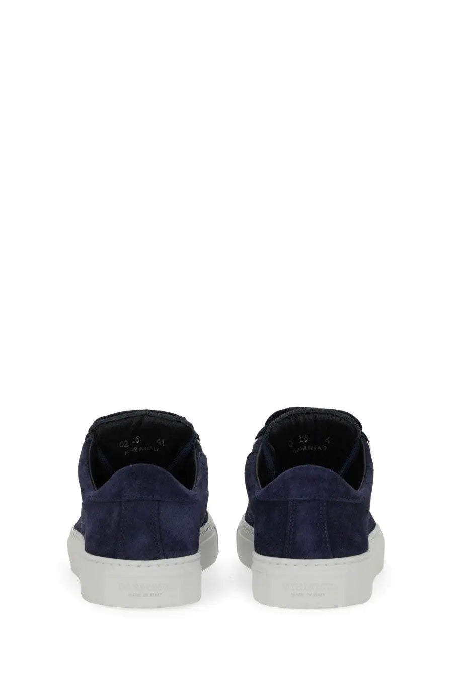 Navy blue suede Diemme men’s sneaker Marostica low with white rubber soles and low-top design