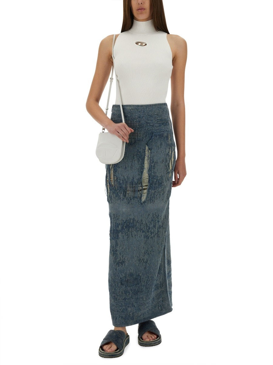 Diesel - Diesel ’De Megan Fsg’ Long Skirt - Women’s Clothing