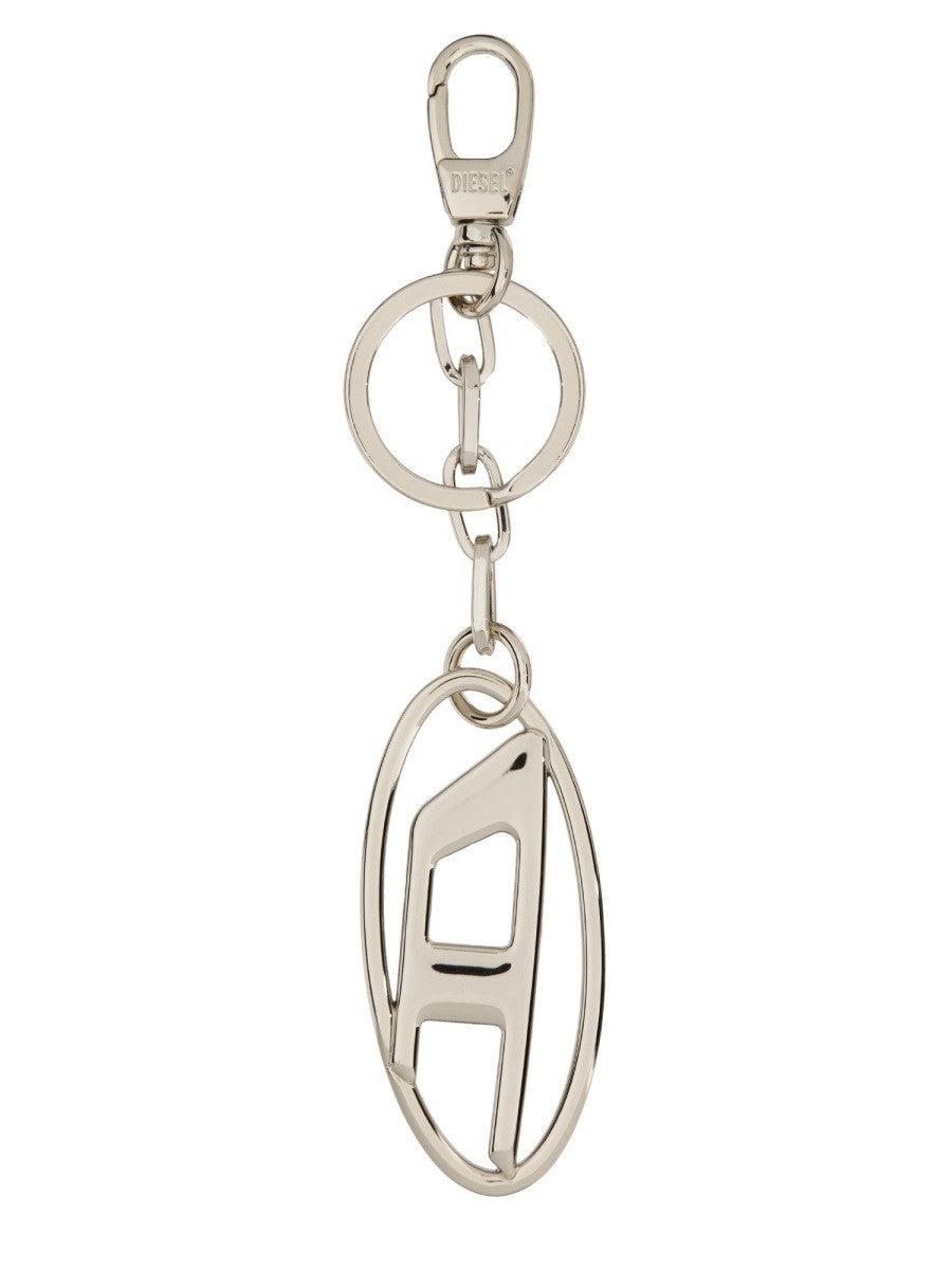 Diesel - Diesel Keychain With Logo - Woman-&gt;Accessories-&gt;KEY HOLDERS