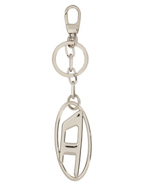 Diesel - Diesel Keychain With Logo - Woman-&gt;Accessories-&gt;KEY HOLDERS