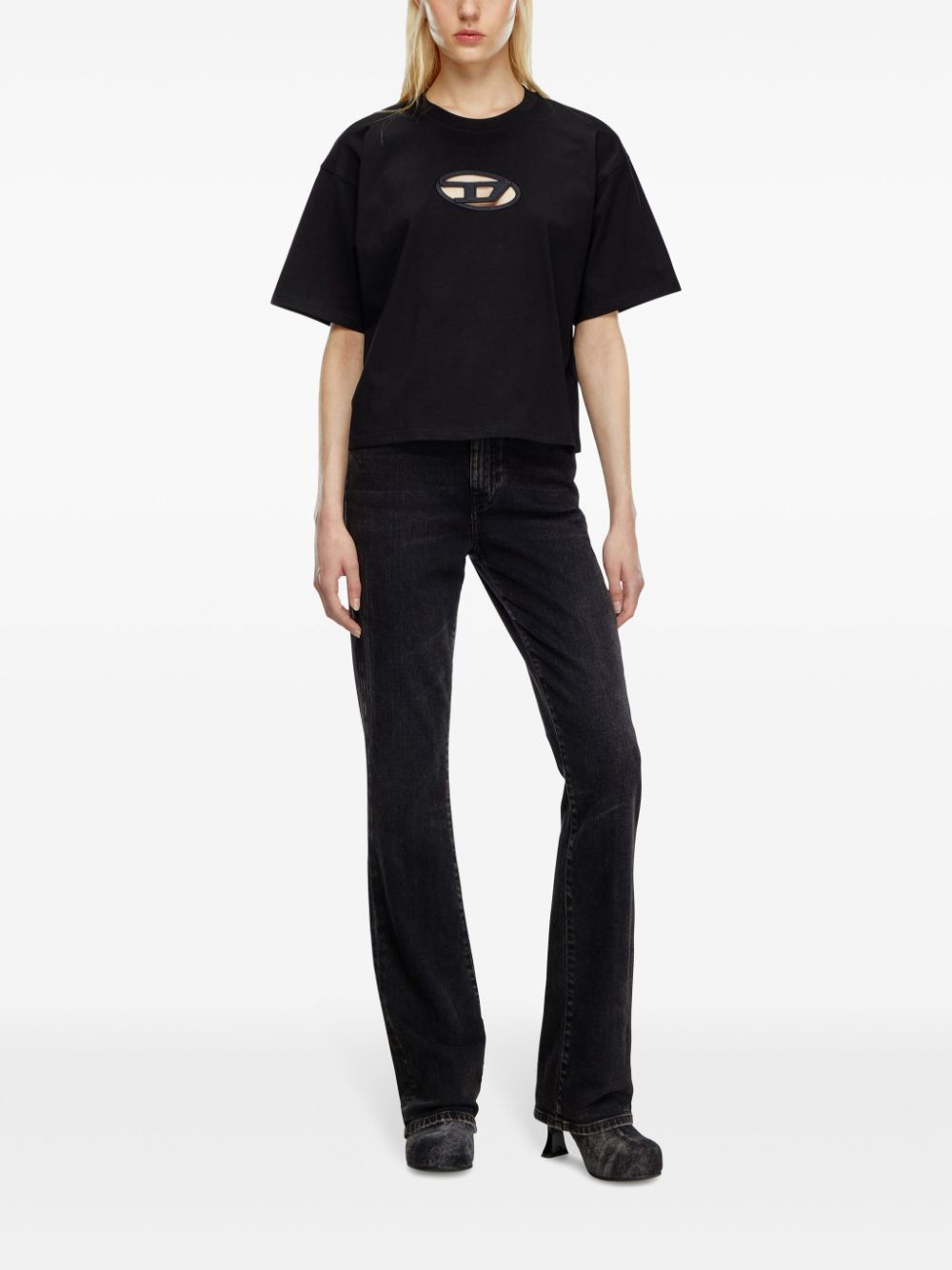 Diesel - Diesel T-shirts and Polos Black - Topwear