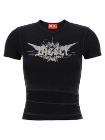 DIESEL - DIESEL - ’T-Ele-Long-P2’ T-shirt - Women’s Tops