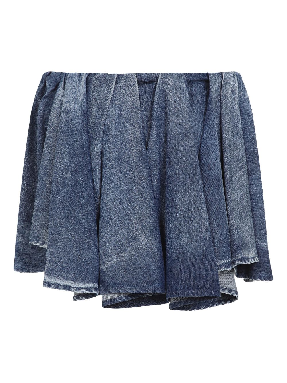 Diesel - Diesel Asymmetric Mini Skirt in Blue - Women’s Clothing