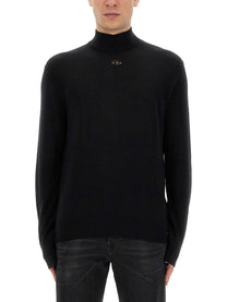 Diesel - Diesel Jersey With Logo - Men’s Knitwear