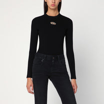 Diesel - Diesel Black ribbed M-Valari sweater - Knitwear