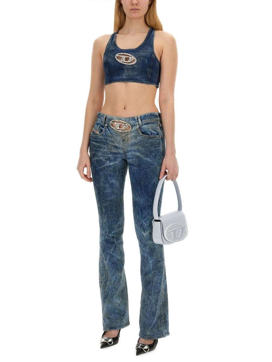 Diesel - Diesel Tops With Logo - Woman-&gt;Clothing-&gt;Tops