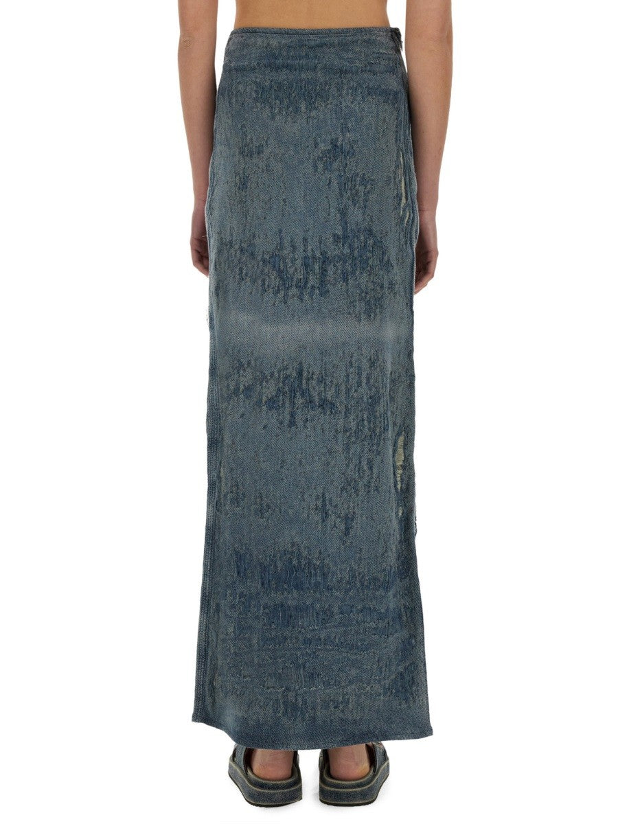Diesel - Diesel ’De Megan Fsg’ Long Skirt - Women’s Clothing