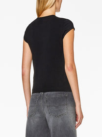 Diesel - Diesel T-shirts and Polos Black - Topwear